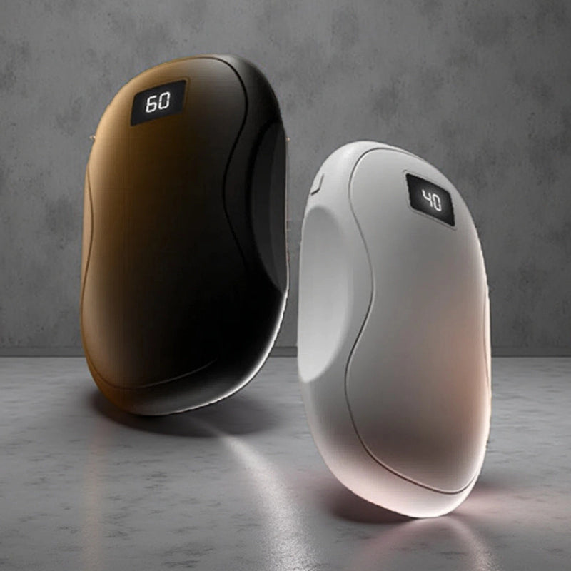 Electric Hand Warmer & Power Bank – Digital Display, USB Rechargeable, Portable Winter Essential