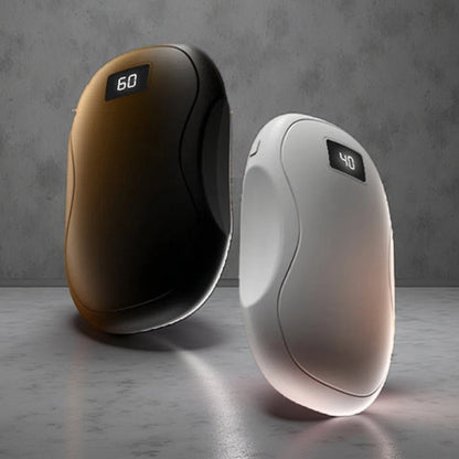 Electric Hand Warmer & Power Bank – Digital Display, USB Rechargeable, Portable Winter Essential