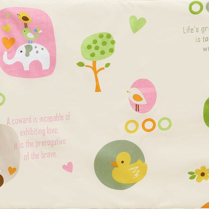 Cartoon Cotton Breathable & Waterproof Baby Changing Pad – Soft, Absorbent & Durable for Newborns