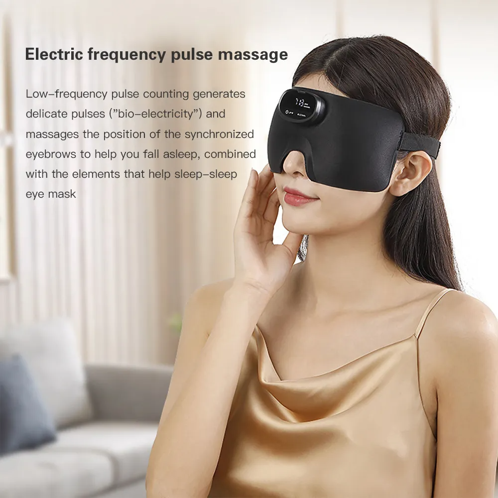 Relaxing Sleep Aid Smart Eye Mask – EMS Massage for Deeper Sleep & Stress Relief