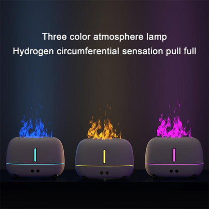 Upgraded Flame Humidifier – USB Essential Oil Diffuser with Fireplace Effect & Timer