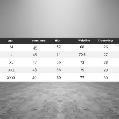 Men's Breathable Cotton-Blend Workout Shorts – Casual & Athletic Fit