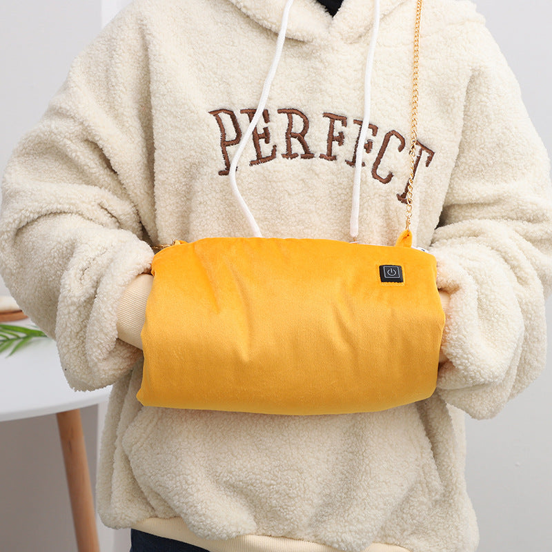 Multifunctional Heating Hand Warmer Crossbody – Portable Electric Hand Bag with USB Power