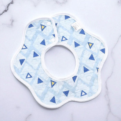 Baby Petal Waterproof Bib Saliva Towel Soft Cotton