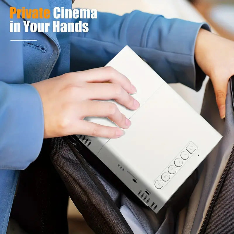 M100 Mini Portable LED Projector – Home Theater, Multiple Plug Standards