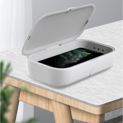 Multifunctional UV Disinfection Box with 10W Wireless Charging – Type-C | Portable Sterilizer