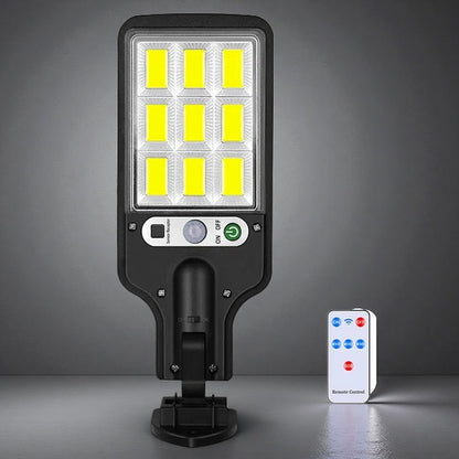 Outdoor Solar LED Wall Lamp – Energy-Efficient Solar Street Light 6164With remote control