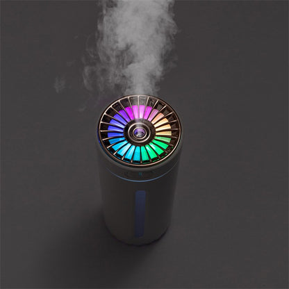 Wireless Air Humidifier with Colorful Lights – USB Rechargeable Cool Mist Diffuser for Car & Home