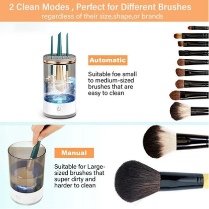 Makeup Brush Cleaner – Automatic Rotating USB Portable Electric Makeup Brush Washer