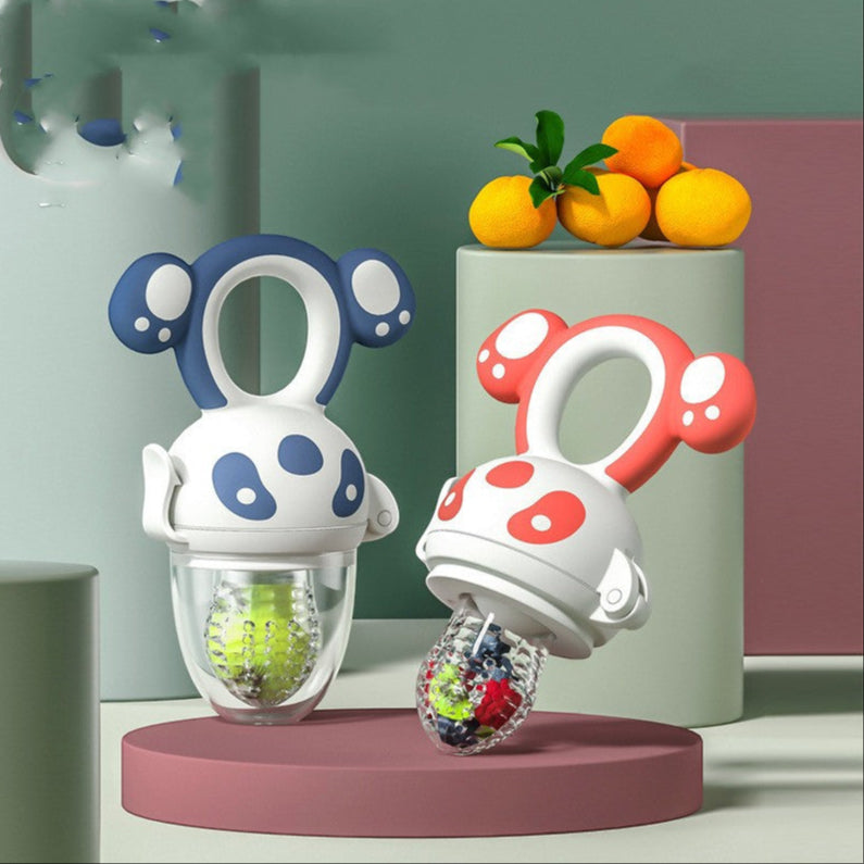 Teething Feeder Bag – Silicone Baby Fruit Supplement & Teether Stick for 6+ Months