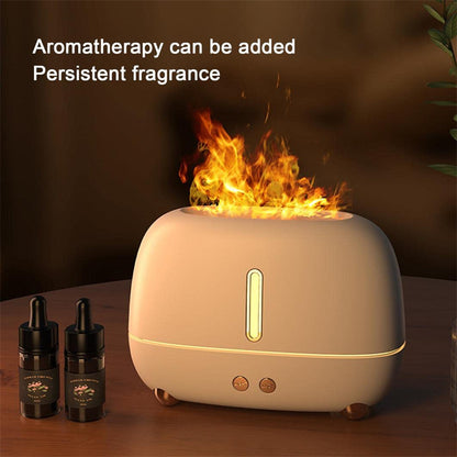 Upgraded Flame Humidifier – USB Essential Oil Diffuser with Fireplace Effect & Timer