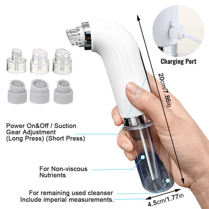 Skin Cleansing Oxygenation Cleanser – Electric Blackhead Remover & Deep Facial Care Tool
