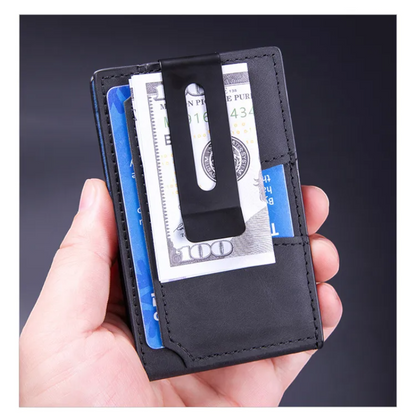 RFID Anti-Theft Card Holder – Slim Aluminum Alloy Wallet for Men & Women