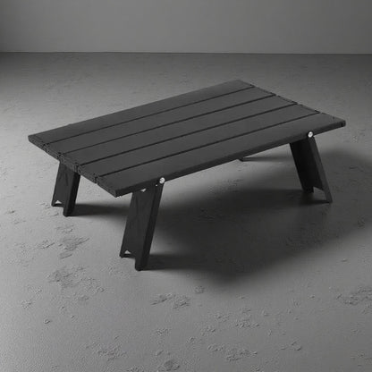 Outdoor Ultralight Portable Mini Aluminum Alloy Table – Folding Camping & Travel Table Black