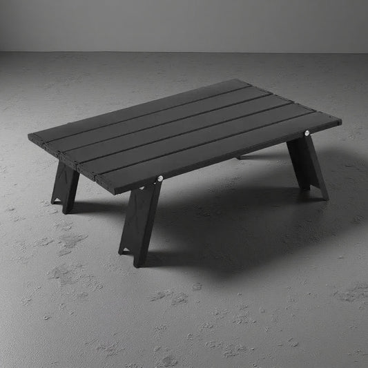 Outdoor Ultralight Portable Mini Aluminum Alloy Table – Folding Camping & Travel Table Black