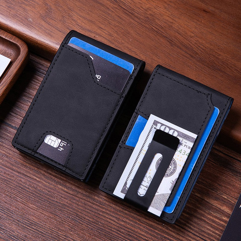 RFID Anti-Theft Card Holder – Slim Aluminum Alloy Wallet for Men & Women