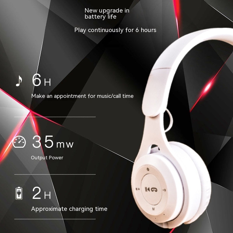 Wireless Foldable Headphones with Extra Bass – Long Battery Life & Voice Control