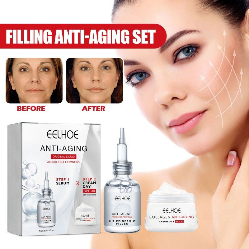 Filling Anti-wrinkle Suit Fading Wrinkle Moisturizing Anti-aging Skin Rejuvenation Firming Water BankCream