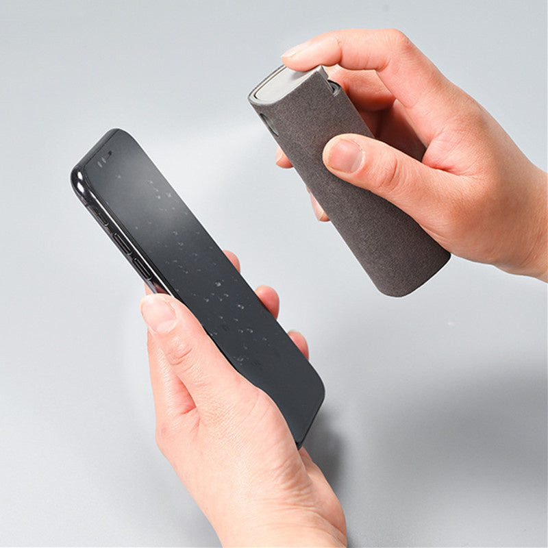 2-in-1 Phone Screen Cleaner Spray – Compact Screen Cleaning Tool (No Cleaning Liquid Included)