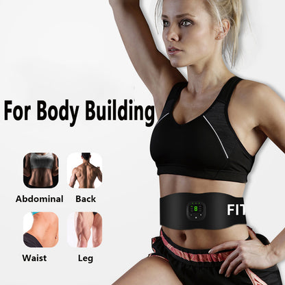 EMS Fitness Belt – Muscle Stimulator with USB Charging & Adjustable Fit